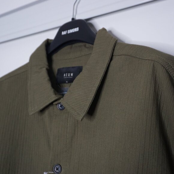 BNWT AW19 NEUW TOPSTITCHED MILITARY SHIRT S - Picture 4 of 8